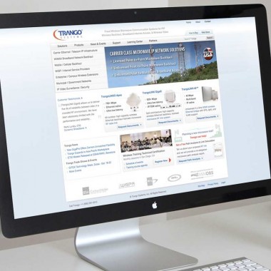 Website design and development for Trango Systems