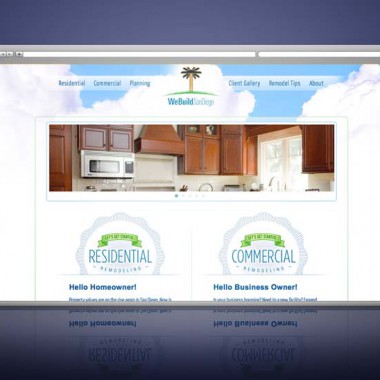 Website Development for We Build San Diego