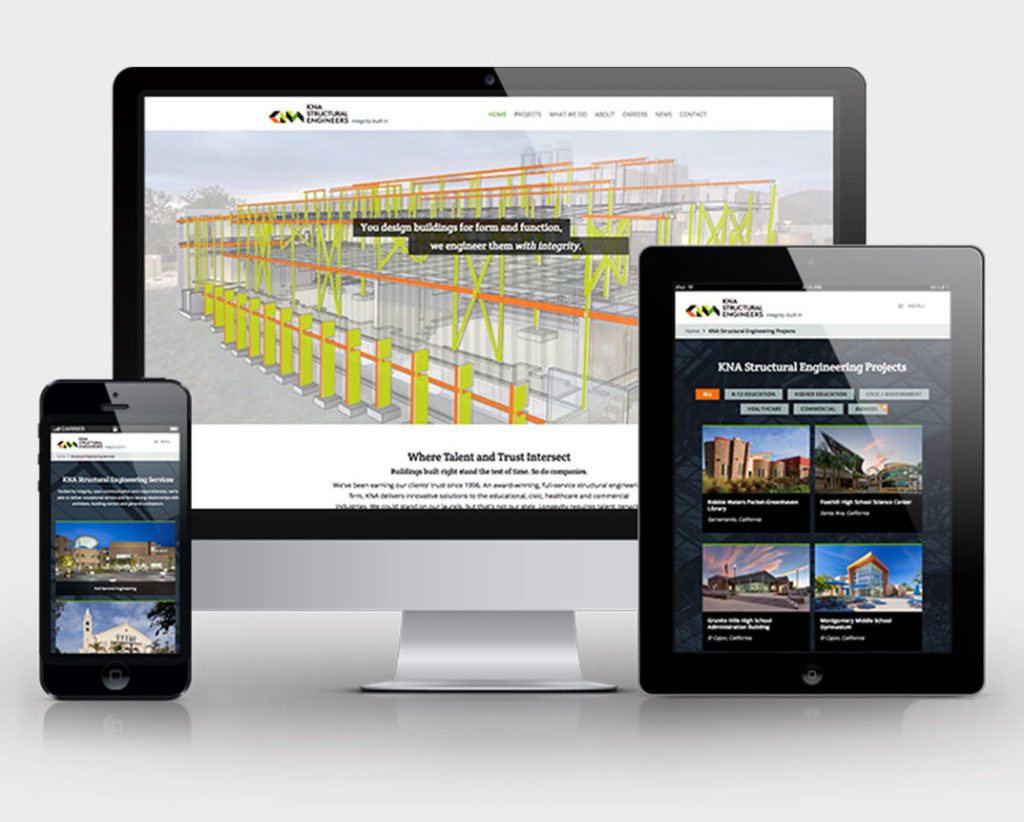 Website KNA Structural Engineers
