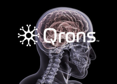 Qrons logo and website